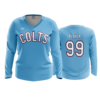 3868 WOMENS V NECK LONGSLEEVE COLTS-2