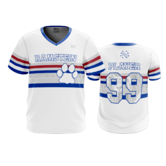 3869 MENS SPORT V NECK RAMSTEIN-RAMS-1