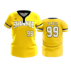 2865 WOMENS 2 BUTTON SCOOP NECK SHAWNEE-BASEBALL-2