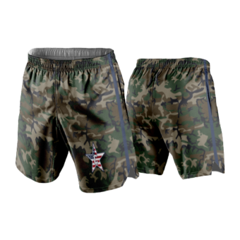 3874 MENS MIRCO FIBER 160gsm SHORT COL-SHARKS-MILITARY