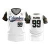 3872 WOMENS V NECK COL-SHARKS-MILITARY