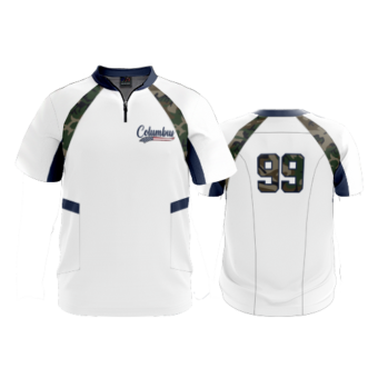 3874 UNISEX DERBY JACKET SHORT SLEEVE COL-SHARKS-MILITARY