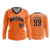 3886 WOMENS V NECK LONGSLEEVE WHITEOAK-2