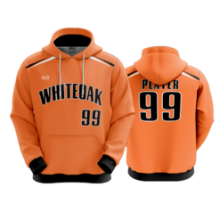 3886 UNISEX FLEECE HOODY WHITEOAK-2