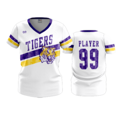3884 WOMENS V NECK MCCLAIN-BASEBALL-2024-2