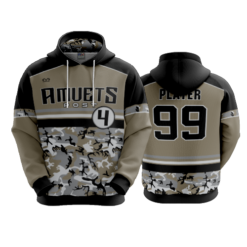 2701 UNISEX FLEECE HOODY AMVETS-POST-4-1