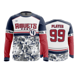 2701 MENS SPORT LONGSLEEVE AMVETS-POST-4-2