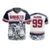 2701 MENS SPORT V NECK AMVETS-POST-4-2