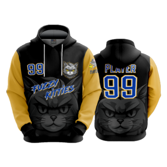 3881 UNISEX FLEECE HOODY FUZZY-KITTIES-2
