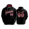 3878 UNISEX FLEECE HOODY JACKSON-BASEBALL-1