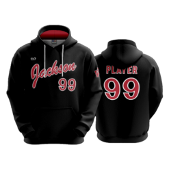 3878 UNISEX FLEECE HOODY JACKSON-BASEBALL-1