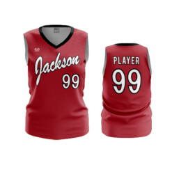 3878 WOMENS V NECK SLEEVELESS JACKSON-BASEBALL-2
