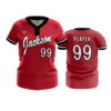 3878 WOMENS 2 BUTTON SCOOP NECK JACKSON-BASEBALL-2
