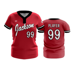 3878 WOMENS 2 BUTTON SCOOP NECK JACKSON-BASEBALL-2