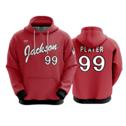 3878 UNISEX FLEECE HOODY JACKSON-BASEBALL-2