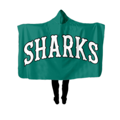 3880 UNISEX FAN WRAP HOODY COL-SHARKS-BASEBALL-2024-1
