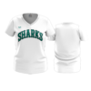 3874 WOMENS SPIRIT CREW NECK COL-SHARKS-BASEBALL-2024-1