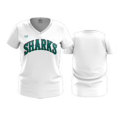 3880 WOMENS SPIRIT CREW NECK COL-SHARKS-BASEBALL-2024-1