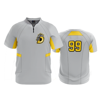 3630 UNISEX DERBY JACKET SHORT SLEEVE DRAGONS-BASEBALL-1