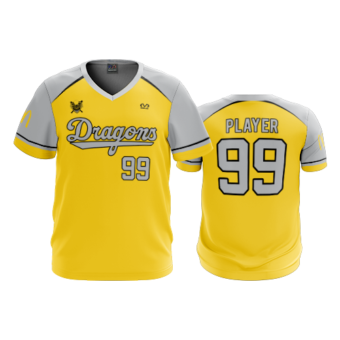 3630 MENS SPORT V NECK DRAGONS-BASEBALL-1