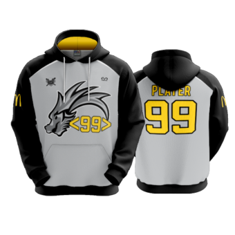 3630 UNISEX FLEECE HOODY DRAGONS-BASEBALL-2
