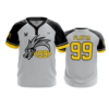 3630 MENS 2 BUTTON SCOOP NECK DRAGONS-BASEBALL-2
