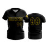 2865 WOMENS 2 BUTTON SCOOP NECK SHAWNEE-SOFTBALL