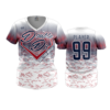 3888 WOMENS V NECK DOUBLE-DS-2