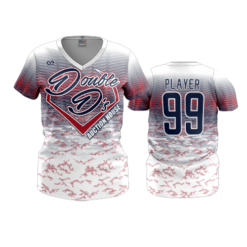 3888 WOMENS V NECK DOUBLE-DS-2