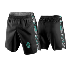3887 MENS MIRCO FIBER 160gsm SHORT SHARKS-CAMO-1