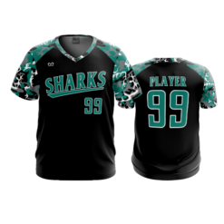 3887 MENS SPORT V NECK SHARKS-CAMO-1