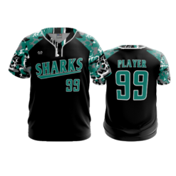 3887 MENS 2 BUTTON SCOOP NECK SHARKS-CAMO-1