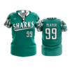3887 WOMENS 2 BUTTON SCOOP NECK SHARKS-CAMO-2