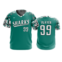 3887 MENS SPORT V NECK SHARKS-CAMO-2