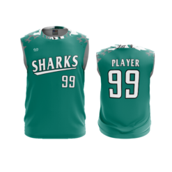 3887 MENS SPORT CREW NECK SLEEVELESS SHARKS-CAMO-2