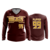 3890 WOMENS V NECK LONGSLEEVE MEIGS-MARAUDERS-1