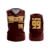 3890 WOMENS V NECK SLEEVELESS MEIGS-MARAUDERS-1