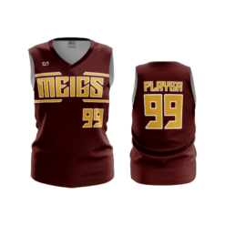 3890 WOMENS V NECK SLEEVELESS MEIGS-MARAUDERS-1
