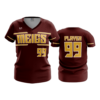 3890 WOMENS V NECK MEIGS-MARAUDERS-1
