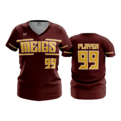 3890 WOMENS V NECK MEIGS-MARAUDERS-1
