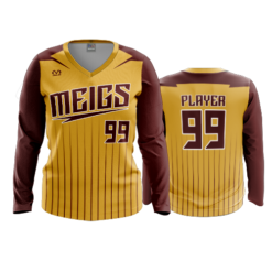 3890 WOMENS V NECK LONGSLEEVE MEIGS-MARAUDERS-2
