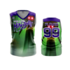 3870 WOMENS V NECK SLEEVELESS APPALACHIAN-MONSTERS-1