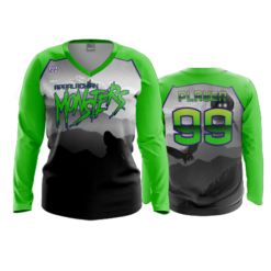 3870 WOMENS V NECK LONGSLEEVE APPALACHIAN-MONSTERS-2