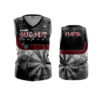 3863 WOMENS V NECK SLEEVELESS DUGOUT-1