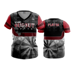 3863 WOMENS V NECK DUGOUT-1