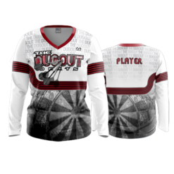 3863 WOMENS V NECK LONGSLEEVE DUGOUT-2