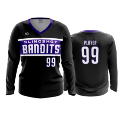 3832 WOMENS V NECK LONGSLEEVE SLINGSHOT-BANDITS-1