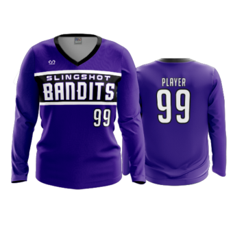 3832 WOMENS V NECK LONGSLEEVE SLINGSHOT-BANDITS-2