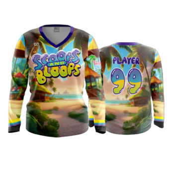 3873 WOMENS V NECK LONGSLEEVE SCOOPS-AND-BLOOPS-1