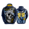 3867 UNISEX FLEECE HOODY SKRUBS-1